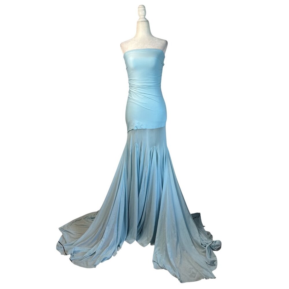 Deme by Gabriella x REVOLVE Dahlia Gown in Blue Large Womens Long Maxi - Picture 5 of 14